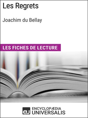 cover image of Les Regrets de Joachim du Bellay